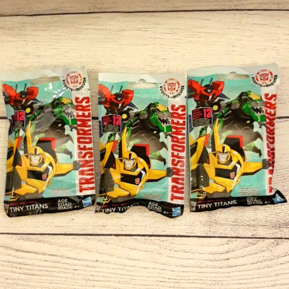 Transformers Mystery Packs Bundle 3 Packs Authentic Officially Licensed SEALED